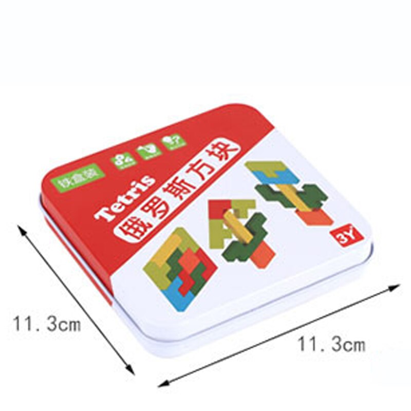 Wooden Tangram 7 Piece Jigsaw Puzzle Colorful Squa... – Vicedeal