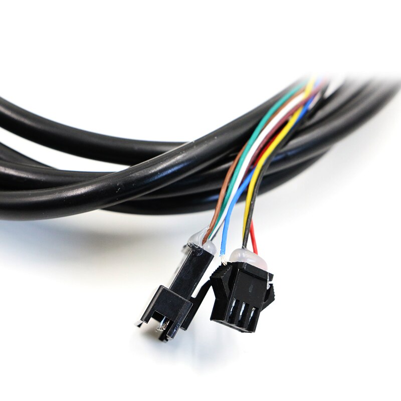 Js Zwart Waterdichte Belangrijkste Kabel Voor Elektrische Fiets Vier Connector Draden Voor Elektrische Fiets Sluit De Remhendel En Licht