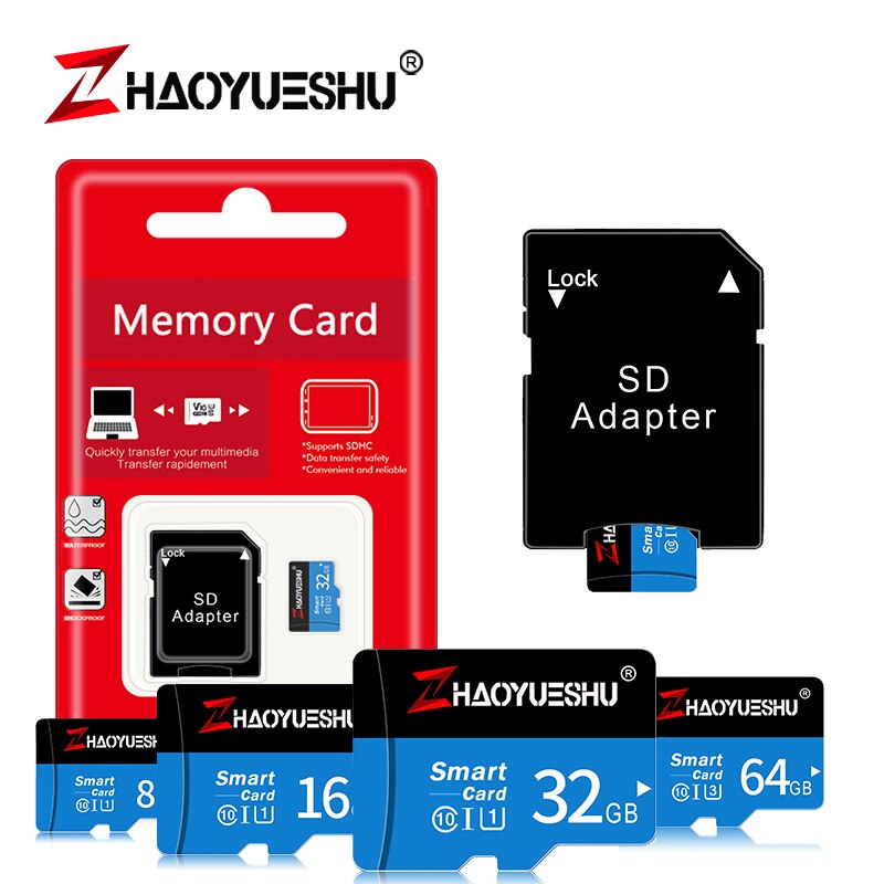 Micro SD TF Card 4GB 8GB 16GB 32GB 64GB 128GB Class 10 Flash Memory Microsd Card 8 16 32 64 128 GB for Smartphone