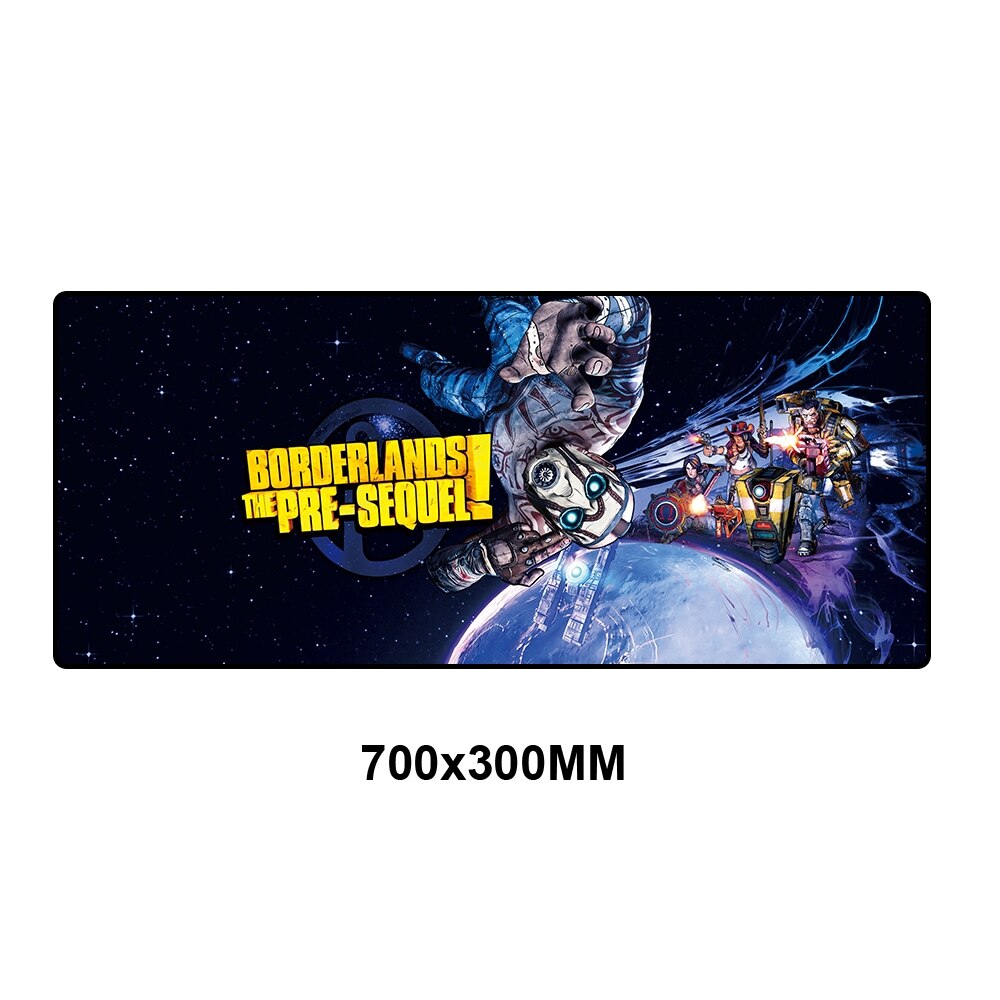 Borderlands Mouse Pad Grote Gaming Mousepad Computer Spelen Pad Game Desktop Pc Muismat Groot Bureau Mat Kantoor Xl Gaming padmouse: WZZD-004