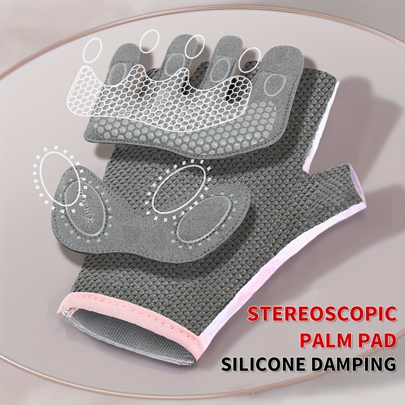 Breathable Half-Finger Fitness Gloves for Men and Women, Performance with Our Durable Half-Finger Gloves, Hand-Washable Gloves