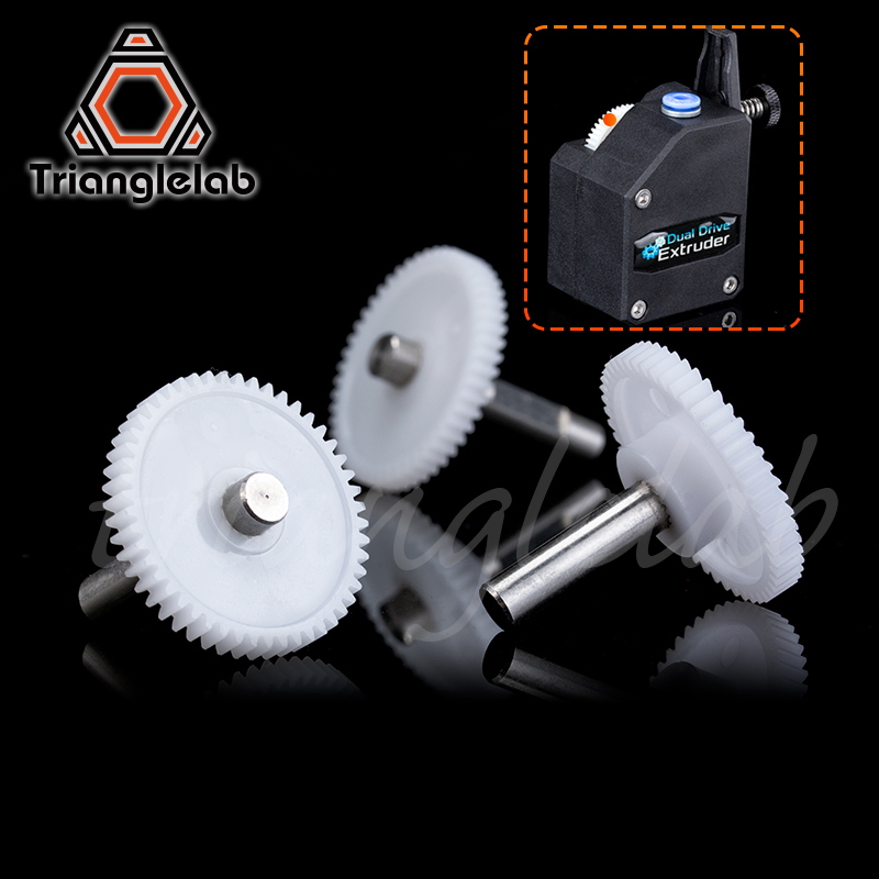 Trianglelab BMG EXTRUDER SHAFT ASSEMBLY GEAR Single and Dualdirect extruders Including setscrew for primary 1.75/5.0 drivgear