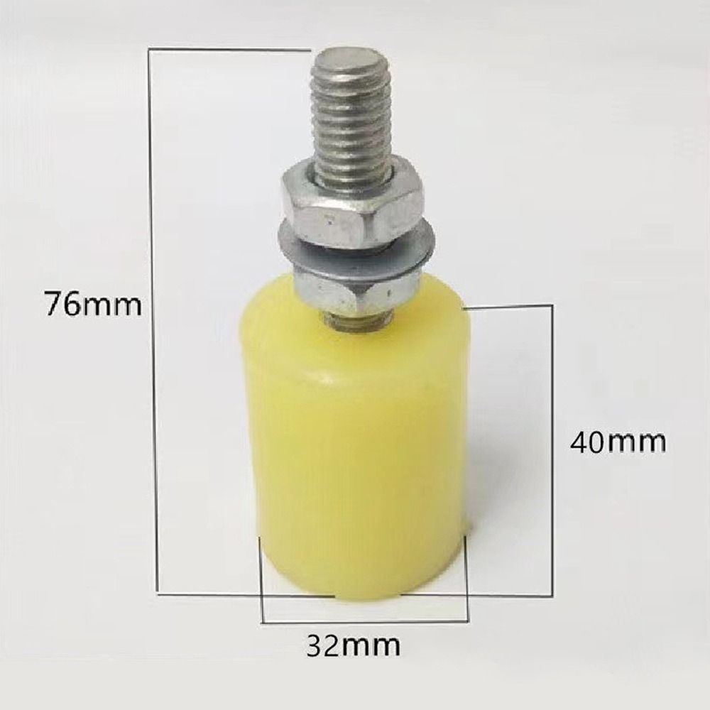 1Pc Verdikte Glijbaan Geleider Roller Stalen Rollager Geleidende Wielen Voor Schuifpoort: Zilver