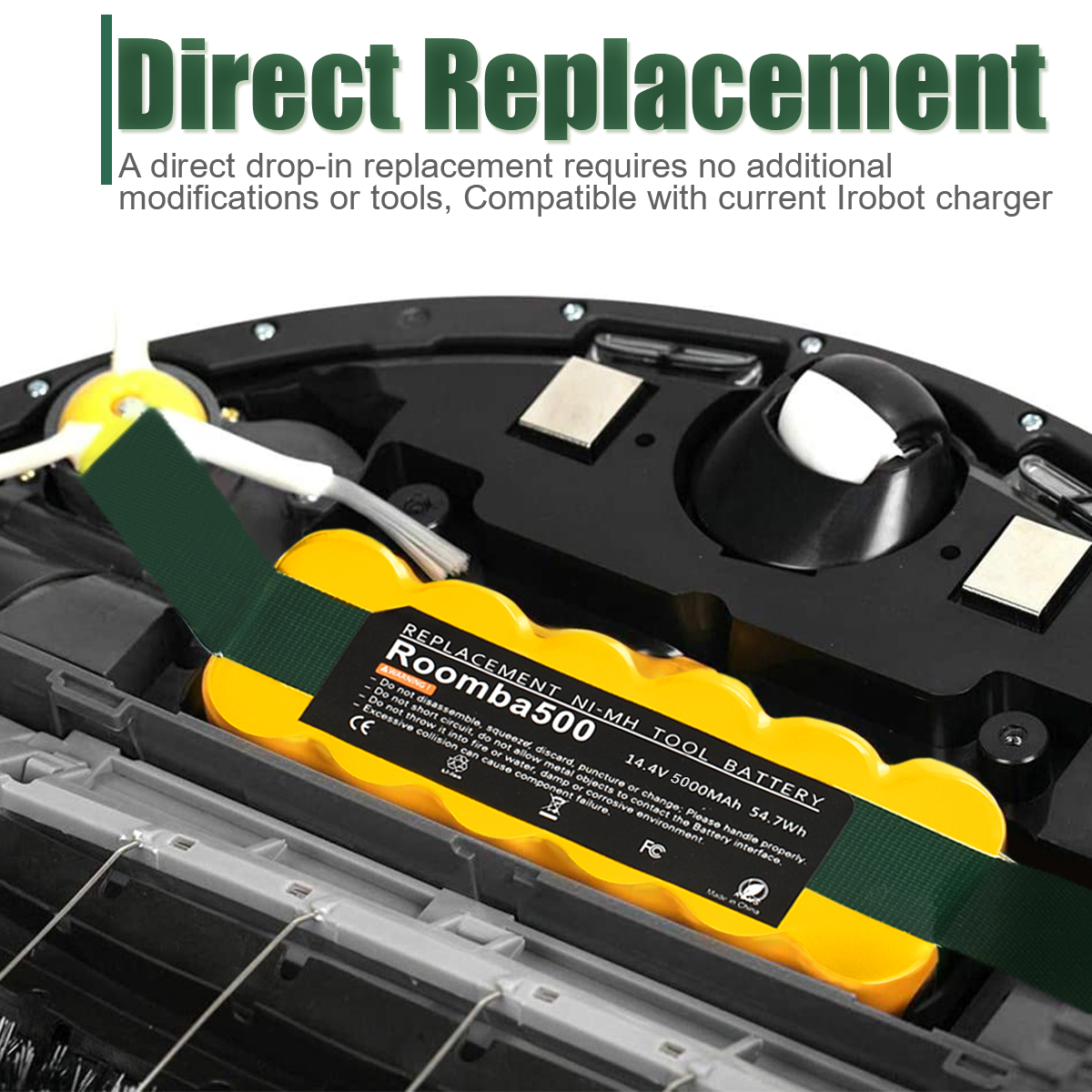 Dla iRobot Roomba 500 14.4V bateria Roomba 600 700 800 900 seria odkurzacz do iRobot roomba 620 650 770 780 akumulator Ni-Mh