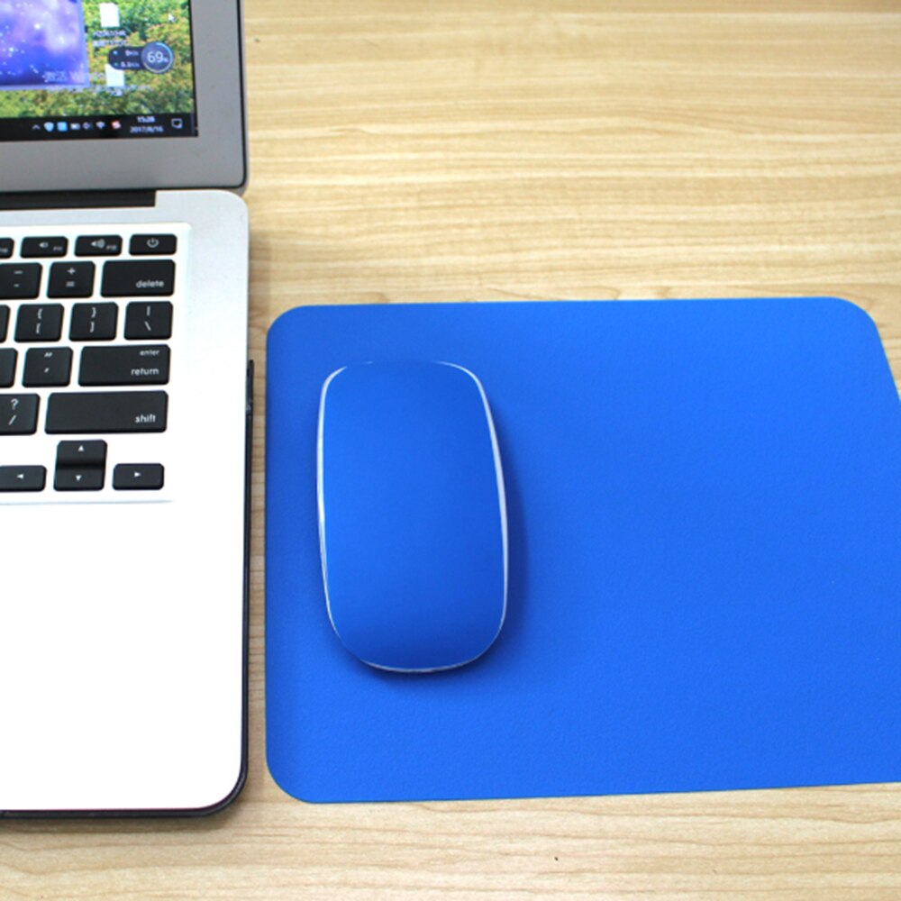 Ultra-thin Non-slip Silicone Gel Gaming Mouse Pad Mat Anti-Slip Square Mousepad Mice Wrist Rest Laptop Pad Waterproof Table Mat: Blue