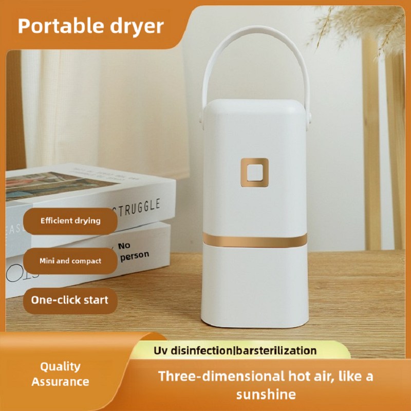 Secador de ropa portátil, secadora eléctrica compacta para el hogar, secadora de ropa plegable, práctica secado de ropa en dormitorios