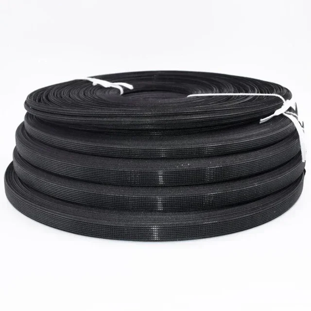 50Yards Meetee 6-15mm Plastic Uitbenen Zwart Wit voor Bras DIY Corset Trouwjurk Maken Naaien Accessoires bot Ondersteuning Tape: Black / XS