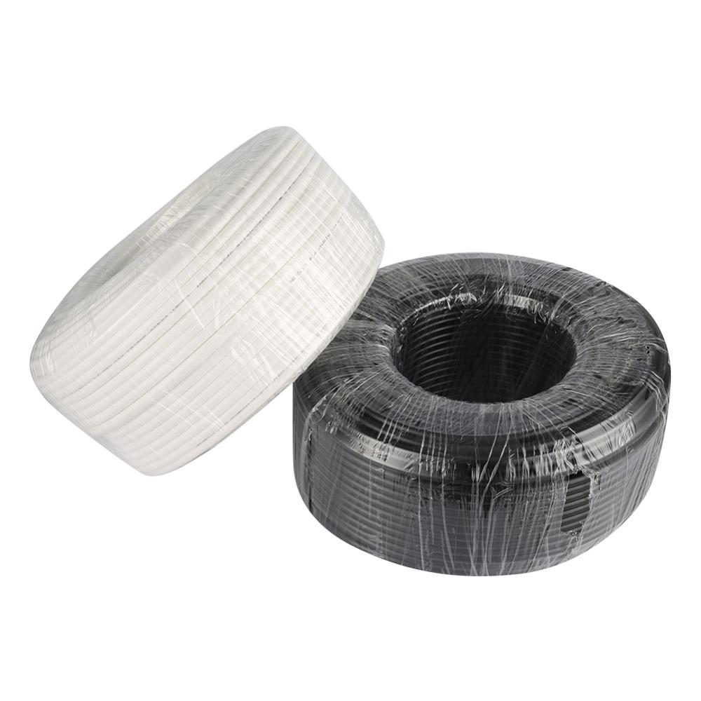 20/40/60mm 1/4 Inch Black White PE Pipe 6.35mm Outer Diameter Garden Irrigation Reverse Osmosis Water System Hose Aquarium Tube