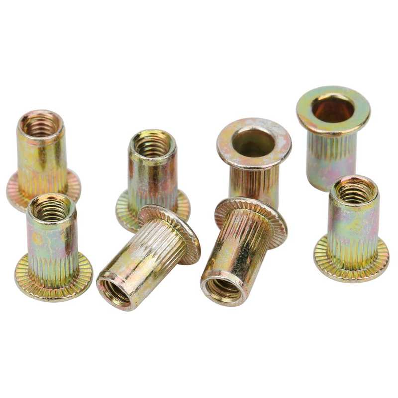 stainless steel wire insert self tapping inserts M4 Color Zinc Plating Rivet Nuts Quick Riveting Automobiles Hardware