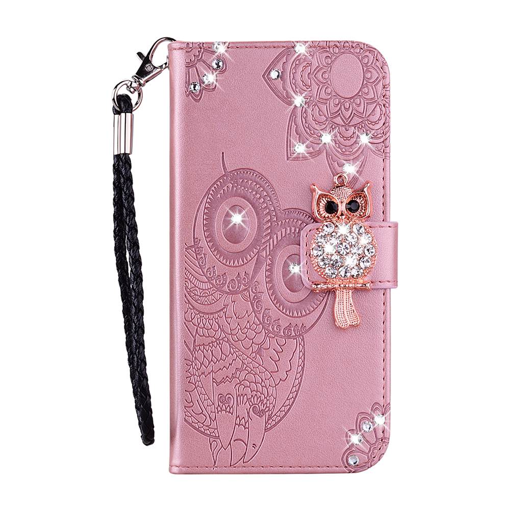 Pixel 5 4A 5G 3D Rhinestone Flip Leather Case For Google Pixel 4A 5 5G Phone Cover Case For Google Pixel 5 4A 5G Cover Case: For Pixel 5 5G / rose gold