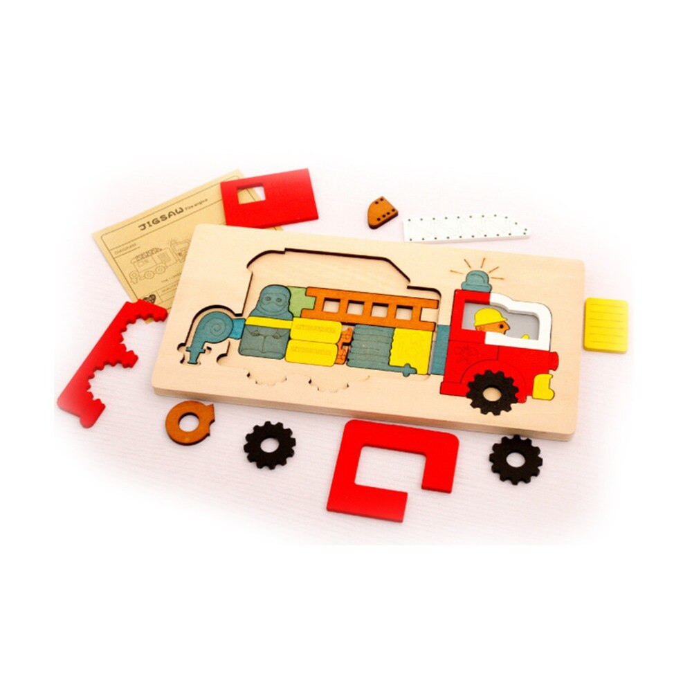 3D Animal Wooden Kids Jigsaw Puzzles Toys With Ani... – Grandado