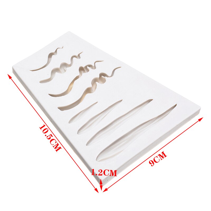 Hair Styling Silicone Mold 3D Doll Clay Hair Making Mold DIY Fondant Cake Clay Modeling Mold Tool Handicraft Supplies Reusable