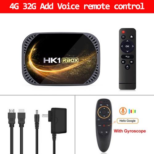 Hk1 rbox  x4s tv box android 11 amlogic  s905 x 4 4gb 128g 64g 2.4g e 5g lettori multimediali dual wifi bt tvbox 4k 8k set top box: Rosso / Spina del regno unito