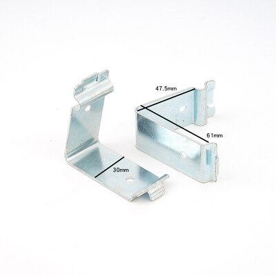 20Pcs Reusable Spring Steel Clip For Wooden Crates Matte Black Galvanized Quick Clamp: Chrome