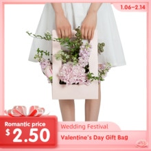 5 pièces présente boîte Bouquet papier pliable boîte à fleurs pour salon boîte de mariage emballage fête Festival boîte à fleurs