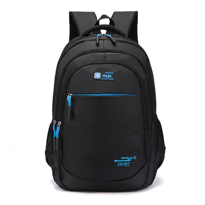 Affaires 15.6 pouces sac à dos pour ordinateur portable étanche grand Style décontracté mâle sac à dos pour ordinateur portable hommes Mochila Nylon sac de voyage: blue