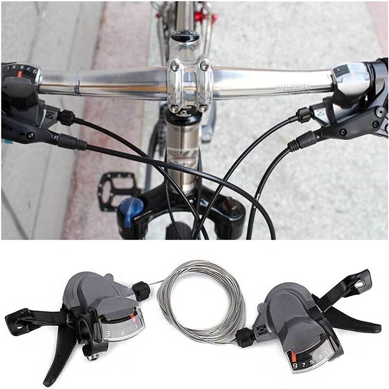 Palanca de cambio de marchas M4000 para bicicleta de montaña, accesorios de ciclismo plegables, 3x9, 27 velocidades, SL-M4000