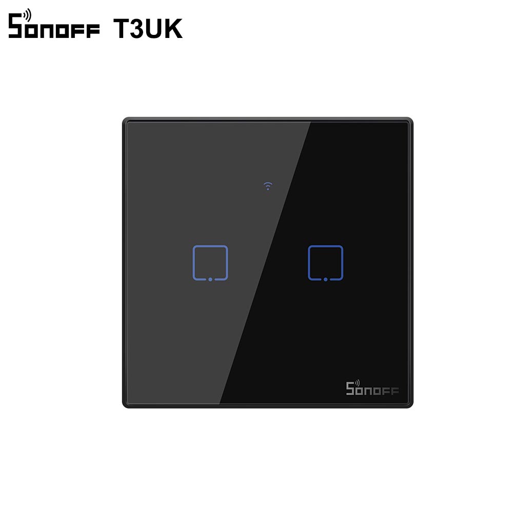 Itead SONOFF TX T2/T3 UK Smart Touch Switch Wifi Wall Light Switch Voice APP 433mhz RF Remote Control Works With Alexa e-WeLink