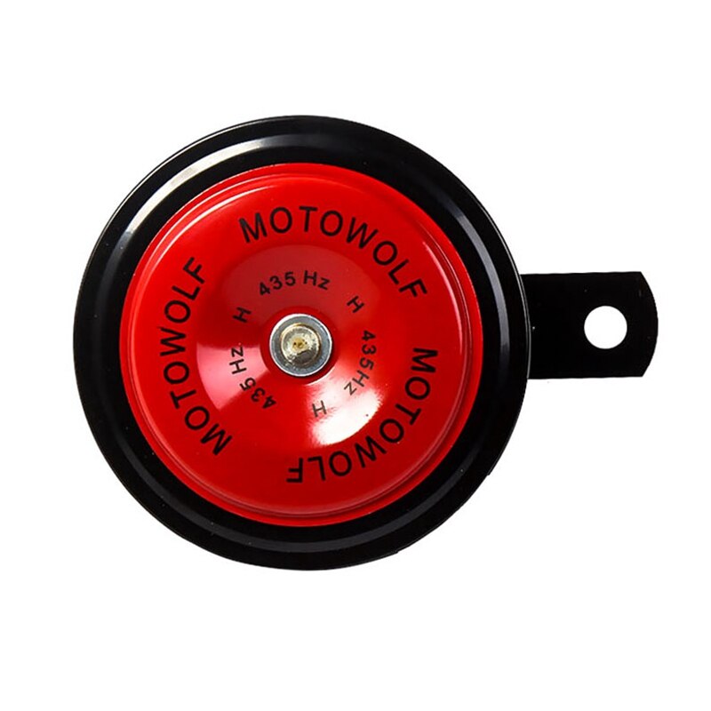 1Pcs Motorcycle Horn Moto Trumpet 12V Black Loud 110db Moped Dirt Bike Electric Vehicle Scooter Air Horns Motorbike Classic Horn