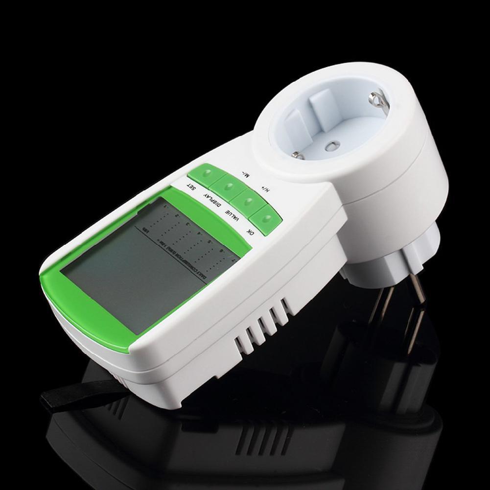 Power Meter Watt Volt Amp Frequency Monitor Analyzer 230V 50Hz European Regulaiton
