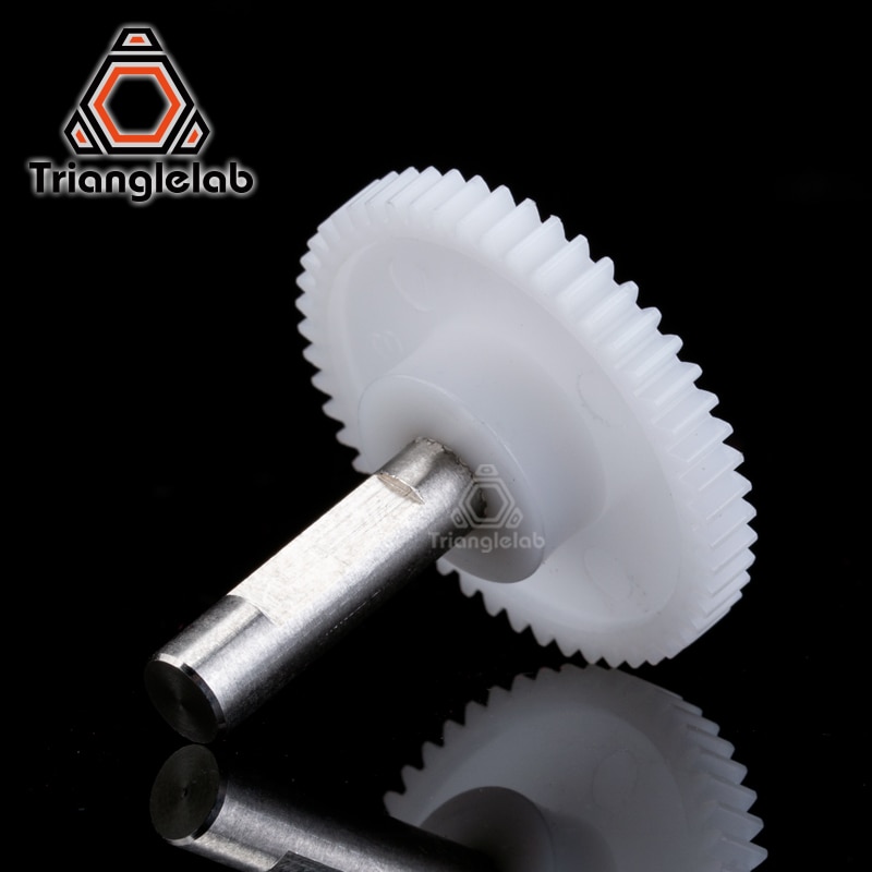 Trianglelab BMG EXTRUDER SHAFT ASSEMBLY GEAR Single and Dualdirect extruders Including setscrew for primary 1.75/5.0 drivgear