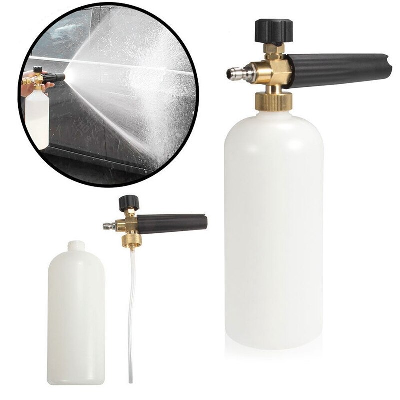 1/4 tommer sne skum vaskemaskine bilvask sæbe lanse kanon spray spray jet flaske