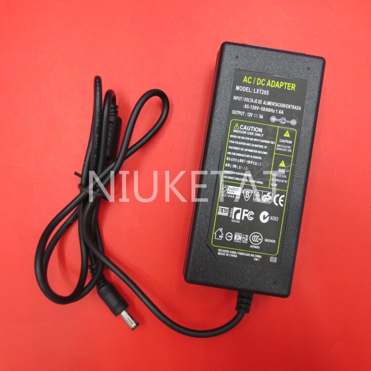 LX1205 12V5A LED Drive AC 100 V-240 V 12V 5A 60W LED strip Verlichting Transformers power adapter Voeding voor Imax LED 5050 2835