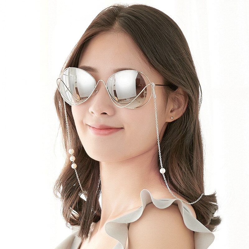 20pcs/lot 20x6mm Adjustable Glasses Chain Silicone Rubber Ring Non Slip DIY Connector Strap Eyelets Rope glasses Cord Accessory