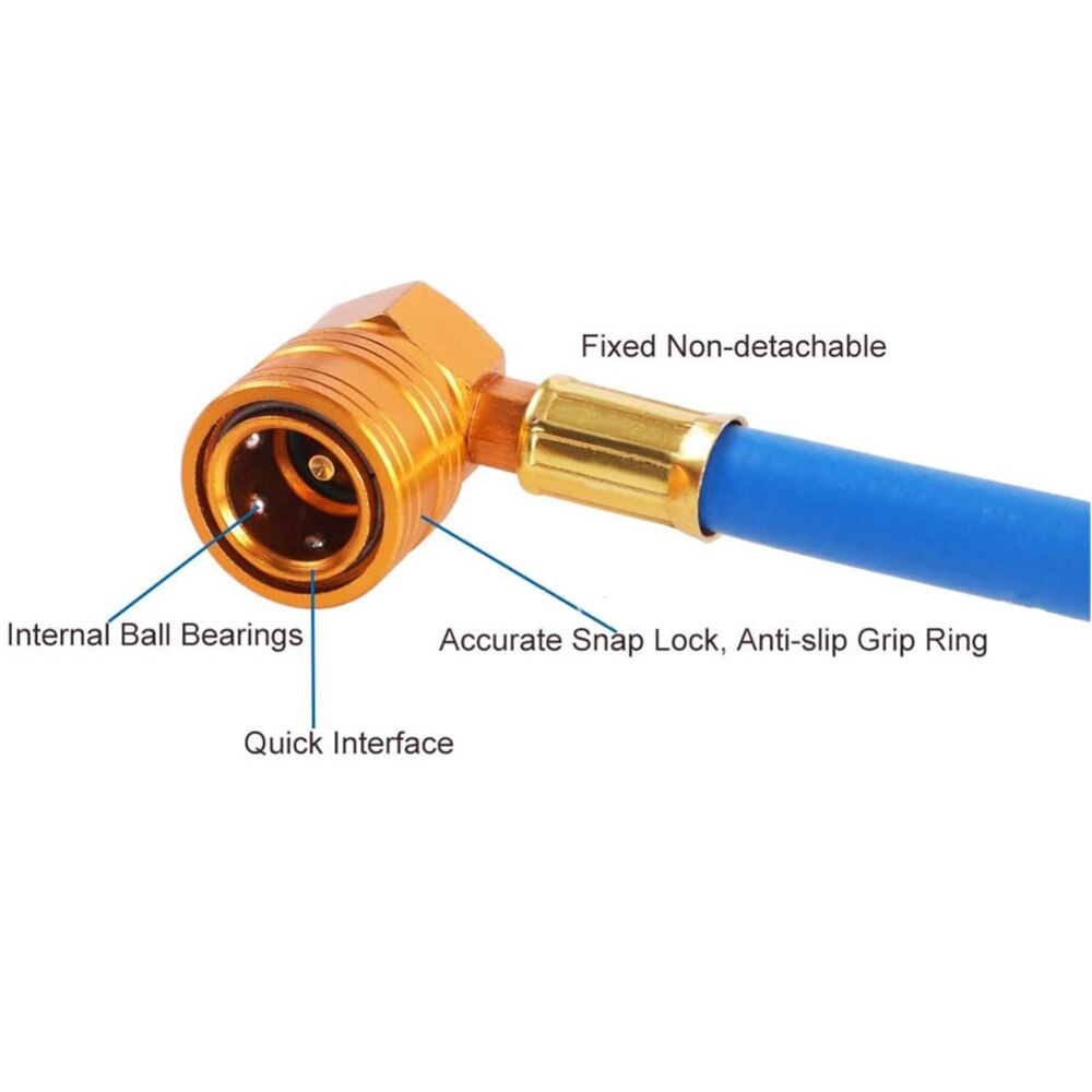 Automotive Air Conditioning Refill r134a Refrigerant Gas Filling Refrigeration Tool r134a Adapter r134a Charging Kit