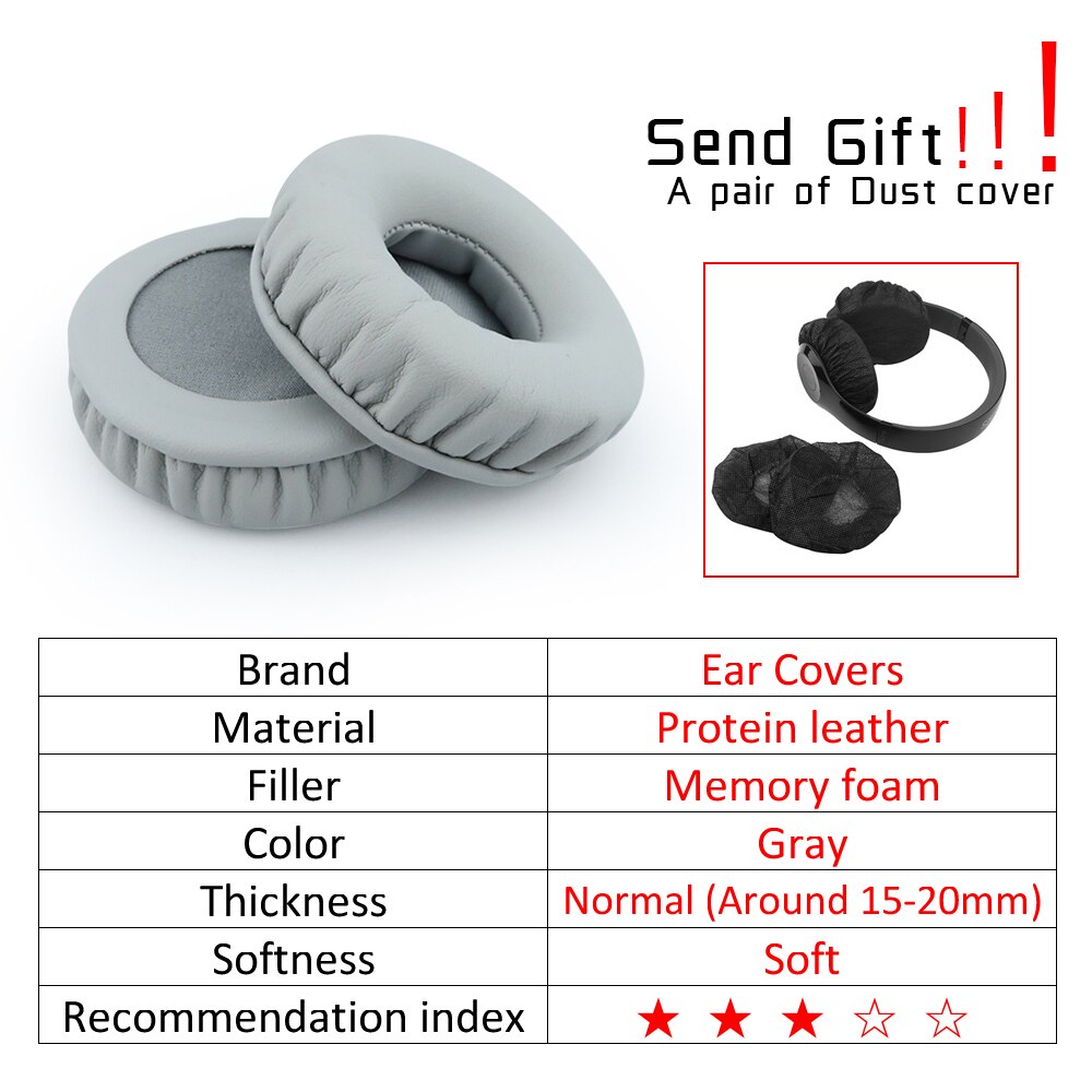 Nakładki na uszy Wymienne nauszniki do słuchawek Sennheiser HD25 HD25II: W kolorze khaki