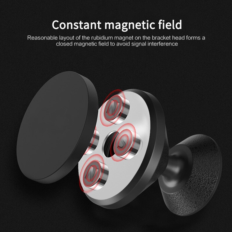 360-degree Car Magnetic Holder Car Phone Stand Auto Mobile Phone Bracket Держатели Car Accessories