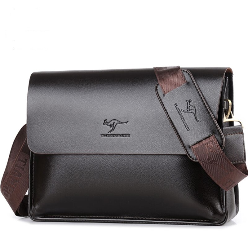 Neue Tasche Leder Umhängetaschen Schulranzen pu Leder lässig Geschäft Bote Tasche für Jahrgang Männlichen Schulter Tasche