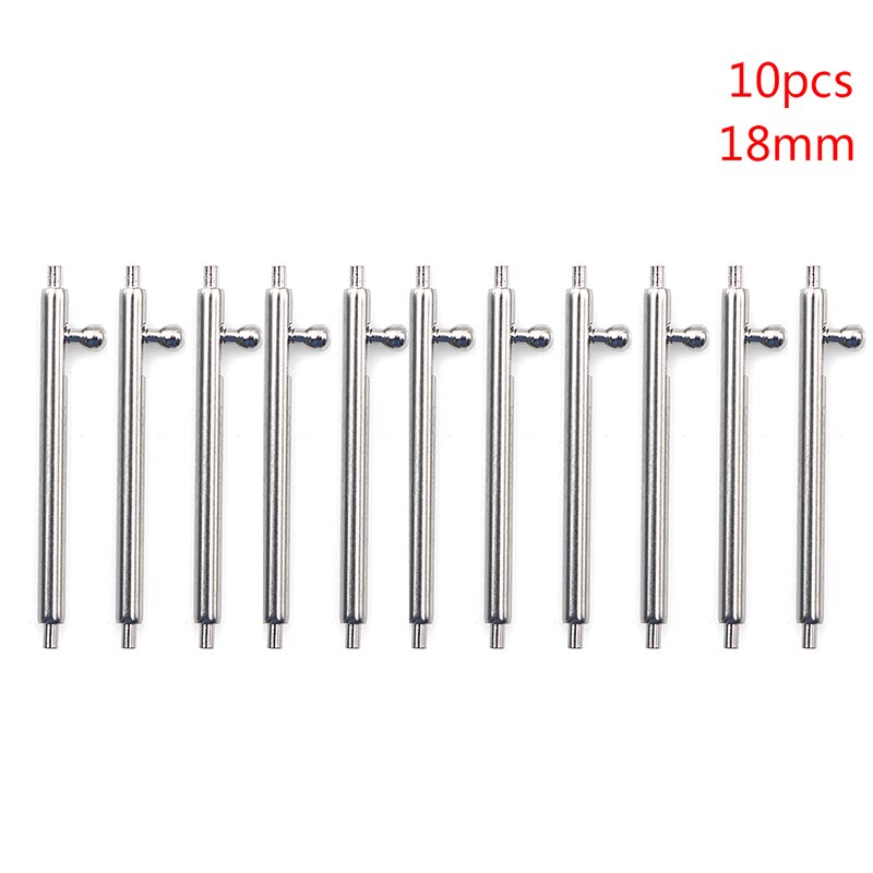 10pcs Stainless Steel Quick Watch Release Band Single Switch Spring Bars Strap Link Pin 16mm 18mm 20mm 22mm 24mm: 18mm