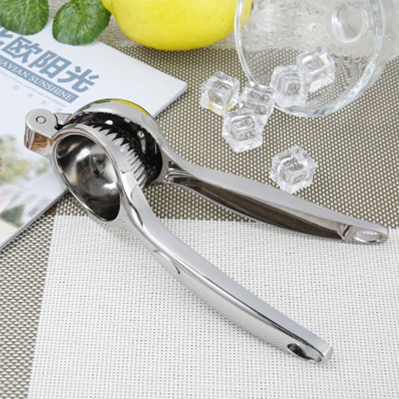 Large Lemon Squeezer Stainless Steel with Premium Heavy Duty Solid Metal Bowl Citrus Press Juicer Lime