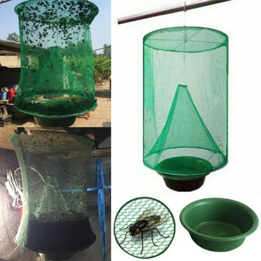 Strongly catch hanging fly trap artifacts trap cages to kill flies cages catch flies killer lure tools