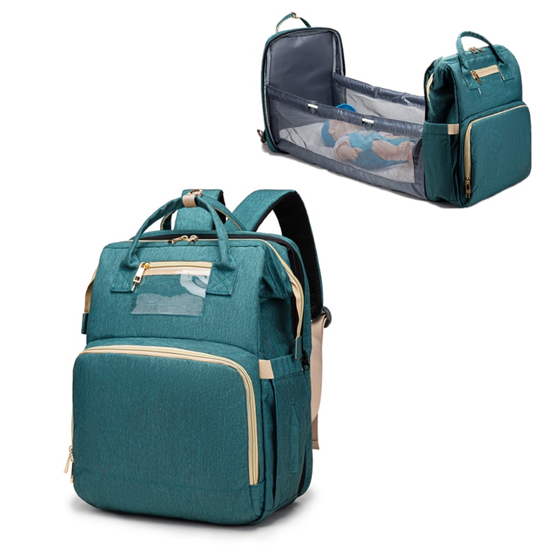 Luiertas Voor Moeder En Baby Rugzak Multifunctionele Baby Bed Zakken Moederschap Verpleging Handtas Wandelwagen Zak