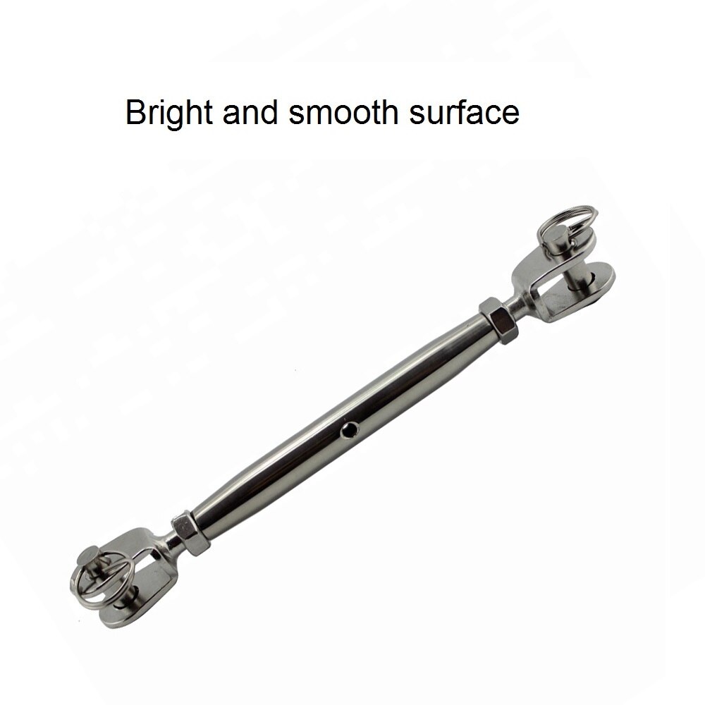 5PCS 316 Stainless Steel Euorpean Closed Body Turnbuckle Jaw And Jaw M5 M6 M8 Marine Hardware Rigging Screw For Cable Railing