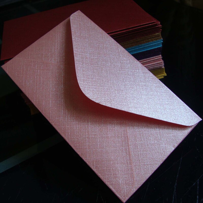 120 gsm guldpapir tomme minikonvolutter 6 x 10cm til vip kreditkort bankkort