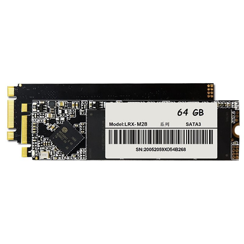 64GB NGFF M.2 SSD 2280 SATA3 Interface Solid State Hard Drive, Suitable for Desktop/Laptop Universal Hard Drive