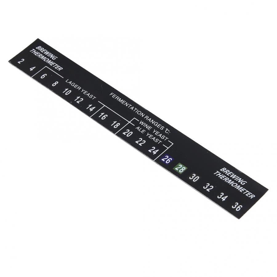 Autocollant de thermomètre LCD | Adhésif, bâton sur thermomètre de brassage, pour la bière de brassage, accessoires de brassage à la maison 5 pièces