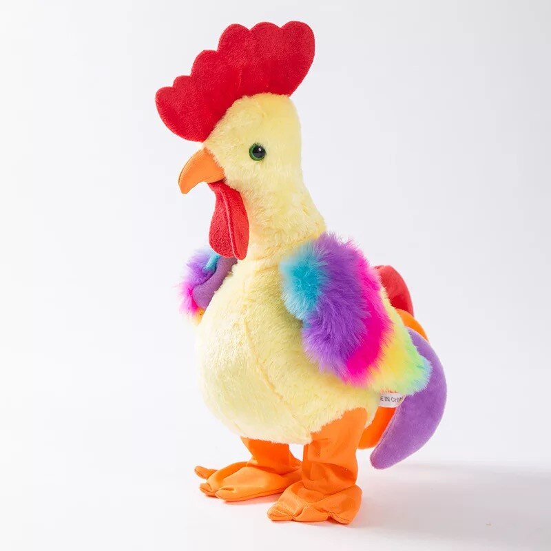 Elektrische Huhn Plüsch Spielzeug Singen Tanzen Interaktive Stofftier Lustige Huhn Plüsch Spielzeug Geburtstag Für Baby und Kinder