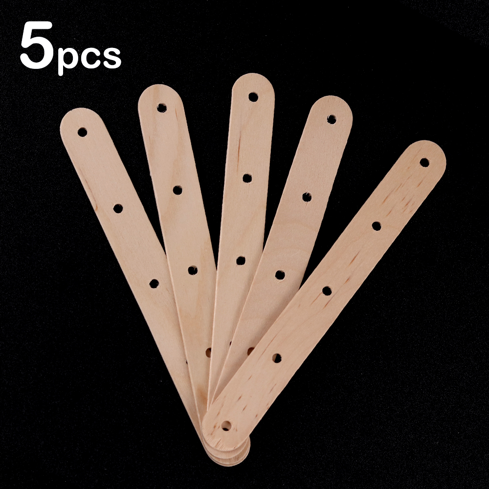 5/20/30 Stuks Met Gaten Houten Wax Core Houder Houten Stokken Lont Centreerapparaat Voor Diy Kaars levert Handwerk Craft Supplies: Bordeaux