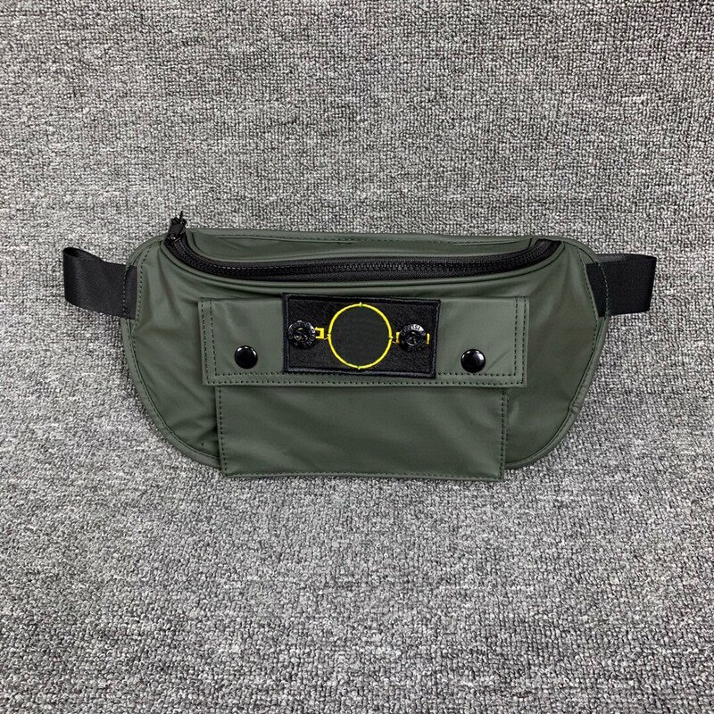 Italiaanse Kompas Badge Patched Mannen Unisex Chestbag Waistbag Zakken Hiphop Functionele Stijl Mannen Waistbag Schoudertassen: waistbag 11