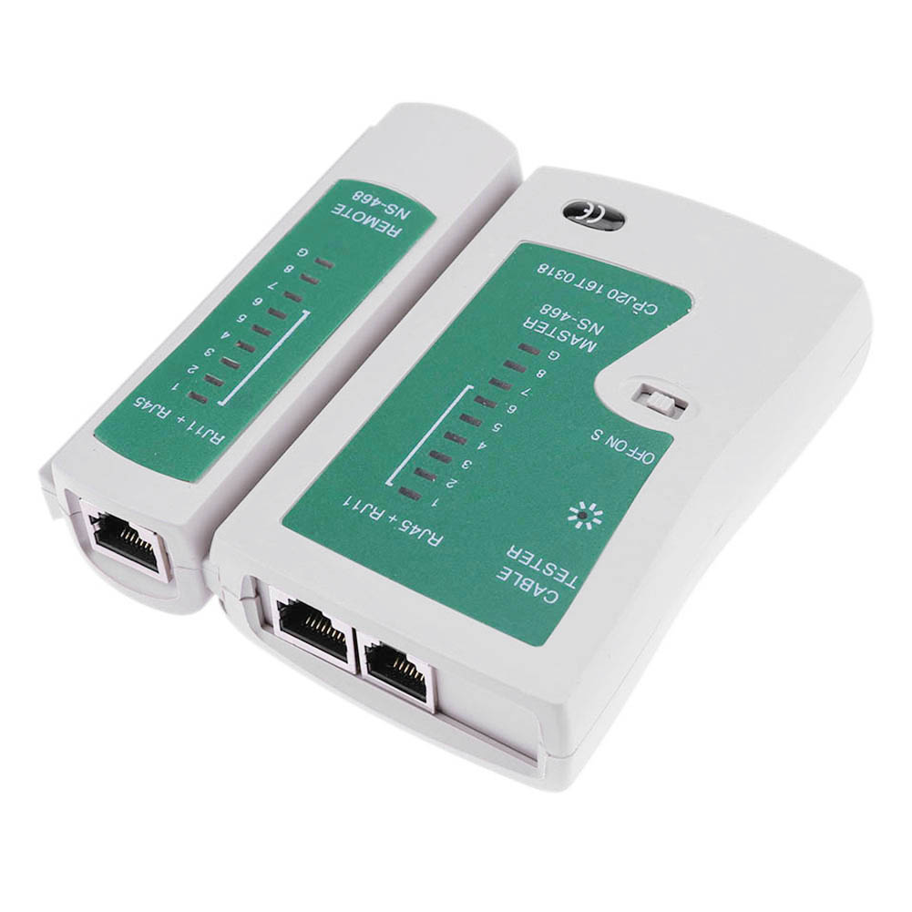 14 stück lan-netzwerk-reparaturwerkzeug,  rj11 rj45 rj12 kabeltester, zange, crimp-steckerklemme, tragbarer netzwerk-ethernet-kabeltester