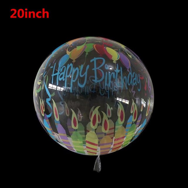 50pcs Transparent Globes Clear Balloon Helium Inflatable Bobo Balloons Wedding Birthday Baby Shower Decoration Bubble supplies: Deep Sapphire / 10pcs