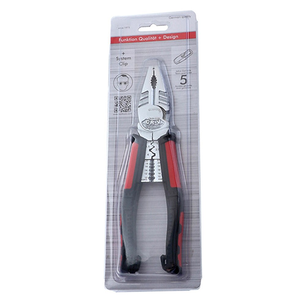 7-in-1 Electrician Multi-function Pliers Wire Stripping Crimping Pliers Cable Tools Wire Cutter Needle Nose Pliers: as shown
