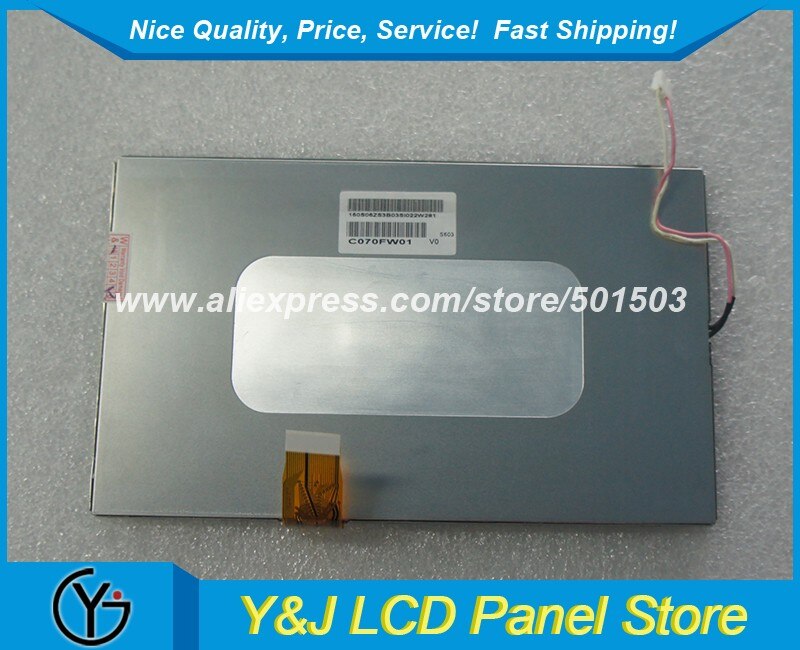 C070FW01 V.0 7" 800*480 LCD Display