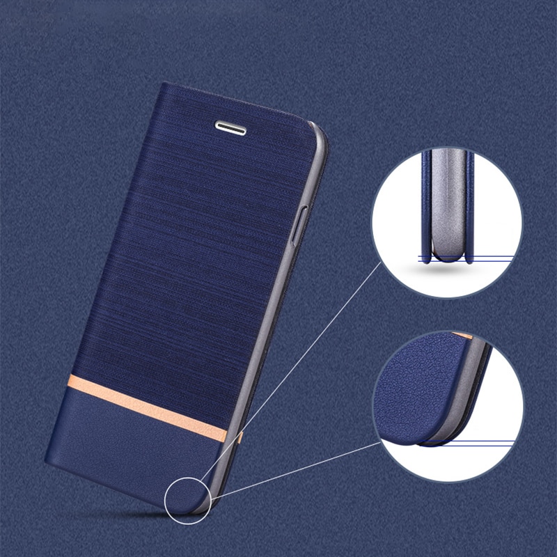 PU Leather Wallet Case For For OPPO Reno 2F Business Phone Case For For OPPO Reno 2Z Book Case Soft Silicone Back Cover
