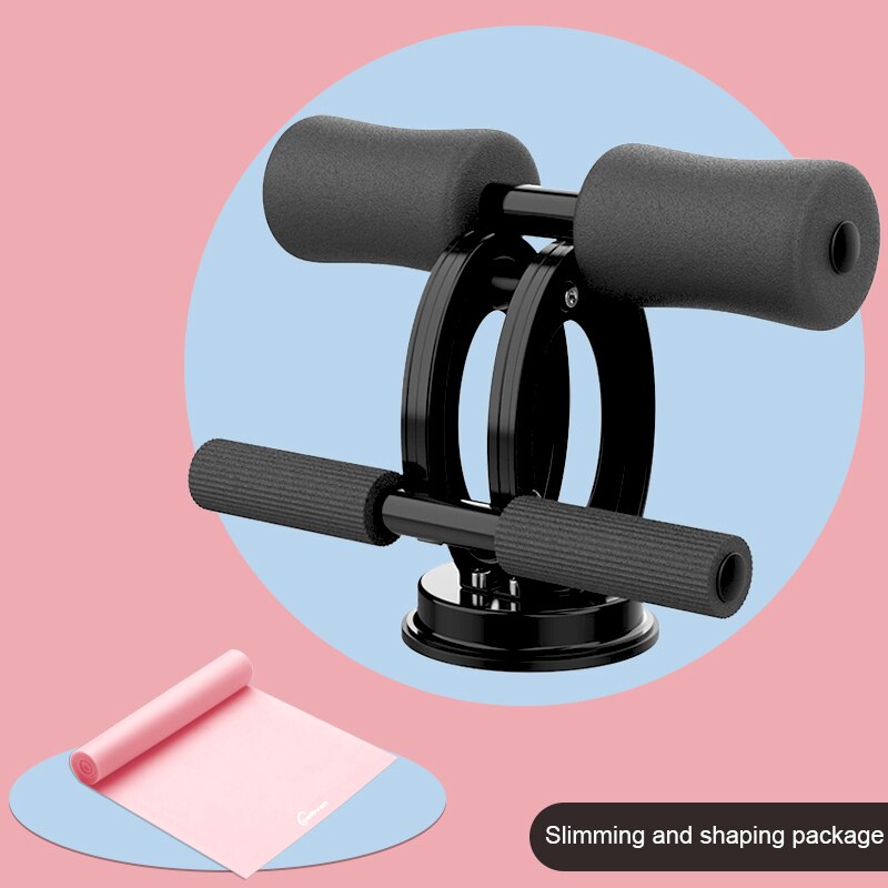 Sit-up Aid succionador prensatelas gimnasio en casa, equipo de Fitness Abs, dispositivo de rizado Abdominal, cohete para interiores, deportes musculares: Gris