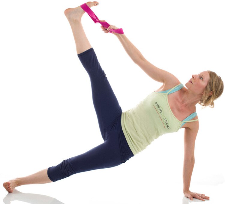 Yoga Riem Touw Stretch Riem Infinity Riem 8-Woord Riem Yoga Benodigdheden Verstelbare Circulerende Riem
